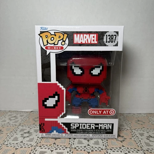 Funko POP! 8-Bit: Marvel Spider-Man Figure #1387 EXCLUSIVE