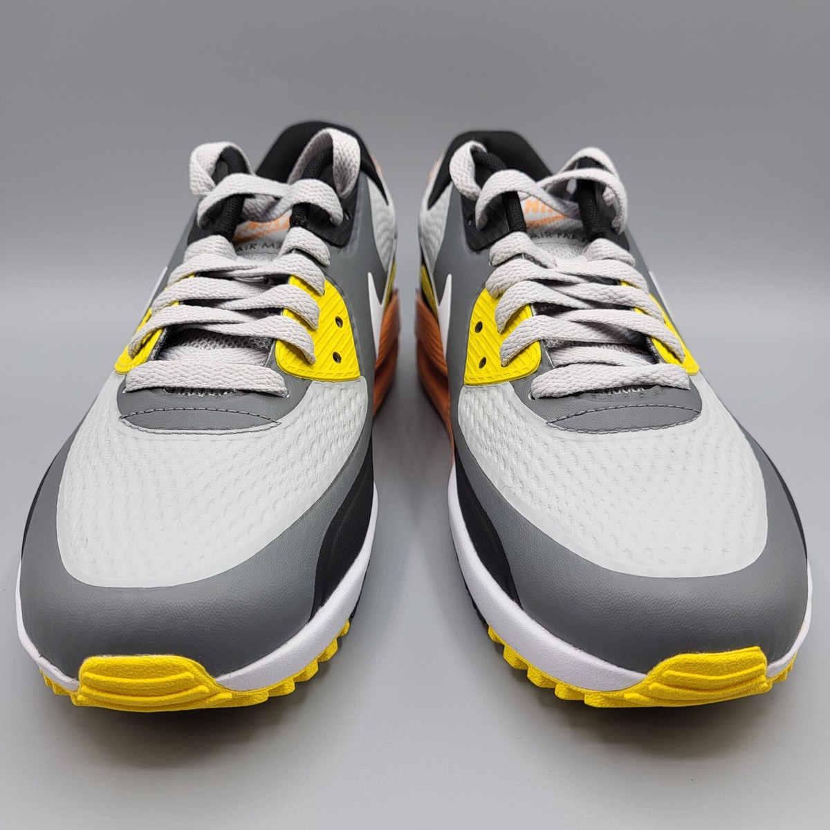 Nike Air Max 90 Golf Men's Size 6 Smoke Grey White Orange