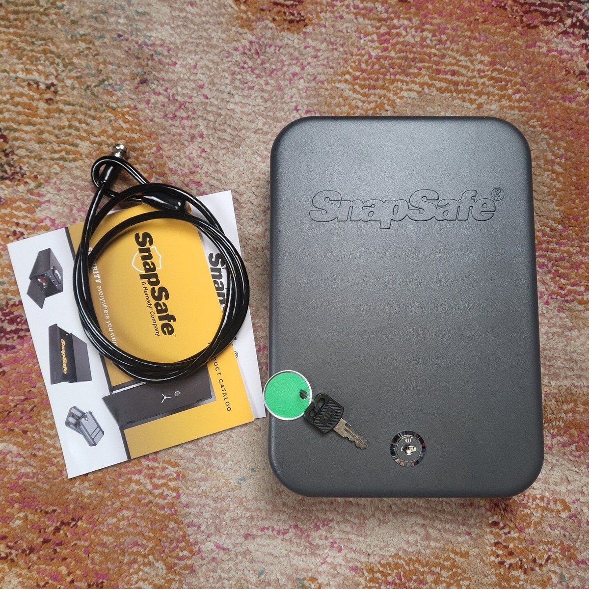 Snap Safe 75200 Gun Storage Lock Box Pistol TSA Travel Case