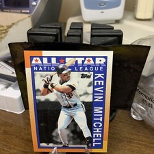 Kevin Mitchell - 1990 Topps #401 - San Francisco Giants Baseball Card - All Star