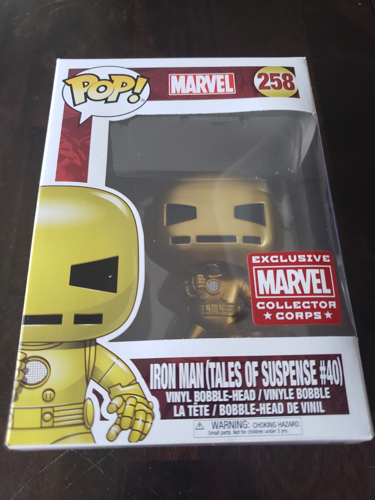 En Oferta Funko Pop! Marvel-Iron Man (Tales Of Suspense #40) #258 - Marvel Collector Corps