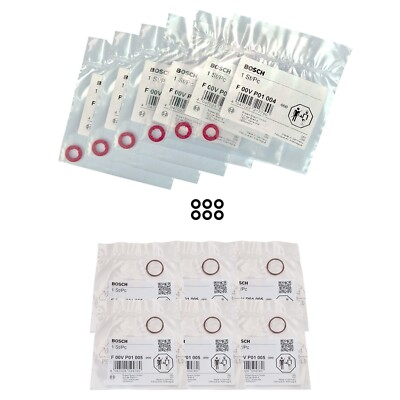 #ad #ad Fuel Injector Seal Kit for Porsche Cayenne 3.0 92A 9PA x6 Genuine Bosch Parts GBP 44.50