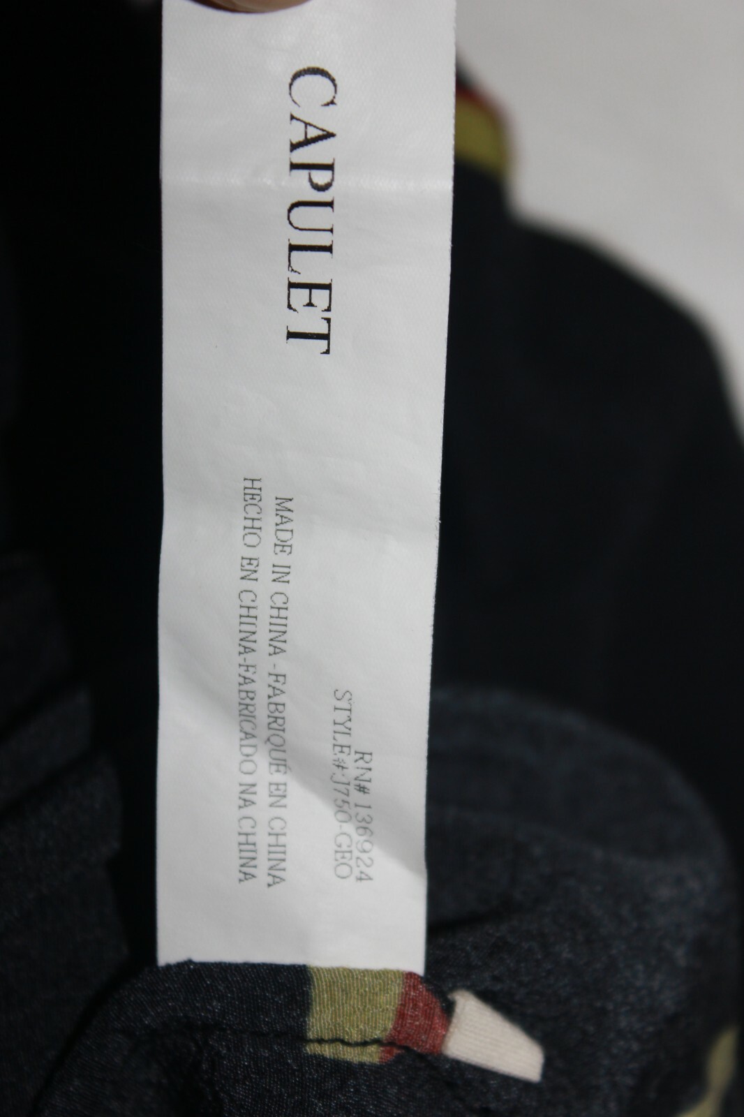 Capulet Black Geometric Pattern Jumpsuit Women's … - image 9