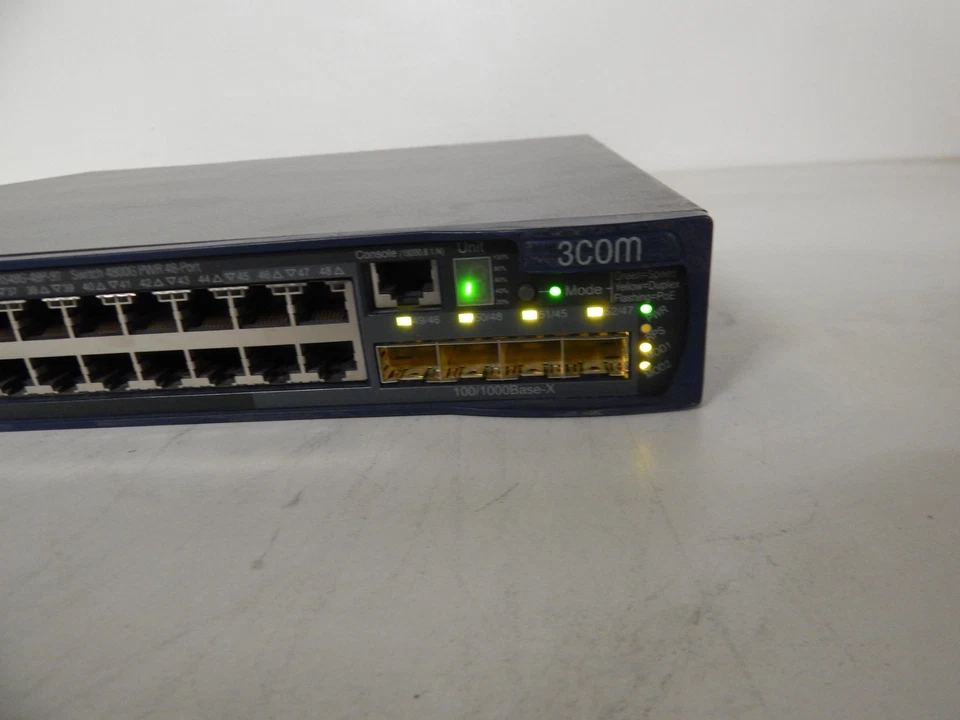 3Com 3CRS48G-48P-91 PWR 48-Port Gigabit Switch (MHJ33) - Image 2 of 4