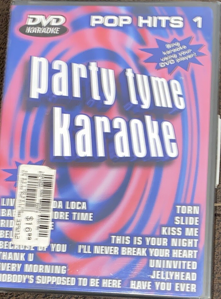 Party Tyme Karaoke - Pop Hits Vol. 1 DVD - Sealed BRAND NEW - 16