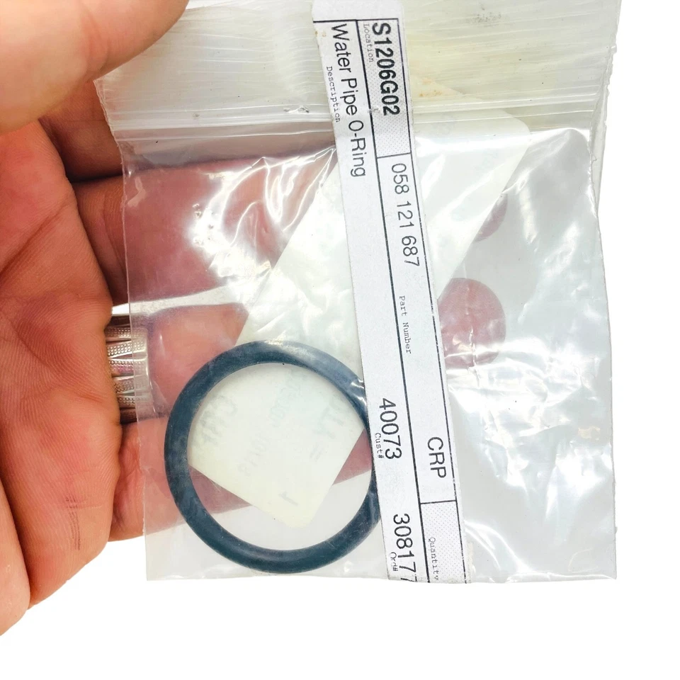 CRP 058 121 687 Water Pipe O-Ring Seal fits 1997-2002 Audi A4 Quattro Base 1.8L - Image 3 of 4