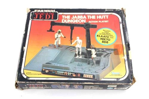 VTG 1983 Star Wars Kenner LFL ROTJ Jabba The Hut Dungeon Play Set Box No Figs