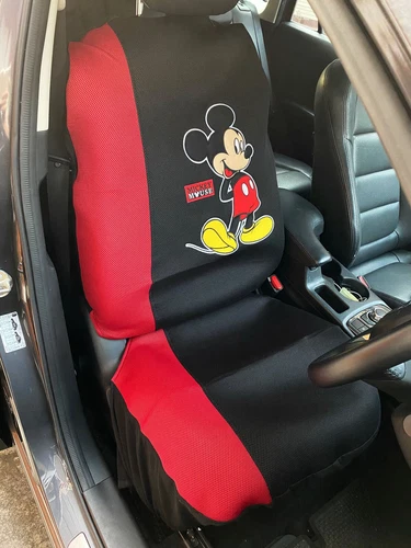Mickey Mouse Disney Car Truck Accessory 1 piece Car Seat Cover Black,Red #Fun