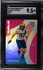 2022 Chronicles Draft Picks - Status #1 Aidan Hutchinson (RC) PINK SGC 9.5