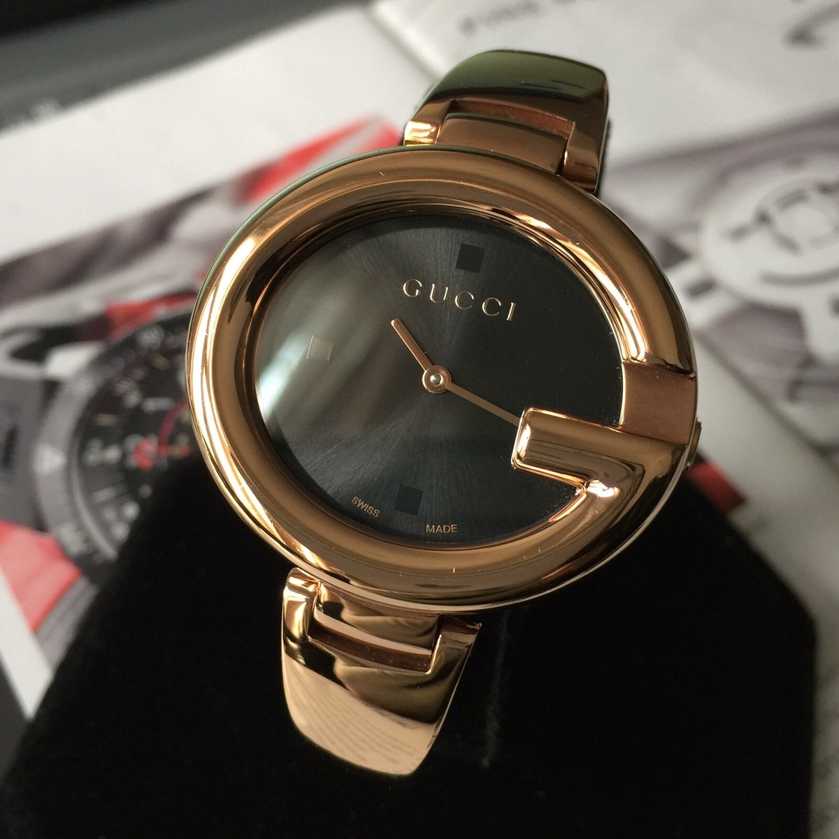 Guccissima Gucci Ladies Watches Rose Gold Gucci G-Timeless