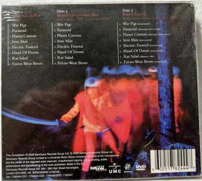 Rare 2CD & Dvd DeLuxe Limited Edition 2009 Black Sabbath Paranoid