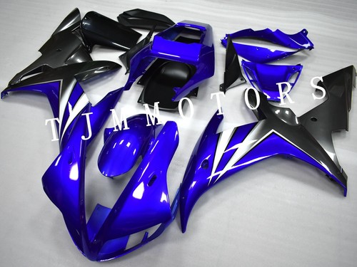 For YZF R1 2002-2003 Blue Grey ABS Injection Mold Bodywork Fairing Kit Plastic - Bild 1 von 9