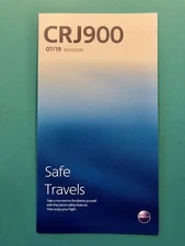 2019 AMERICAN AIRLINES SAFETY CARD-- CRJ 900