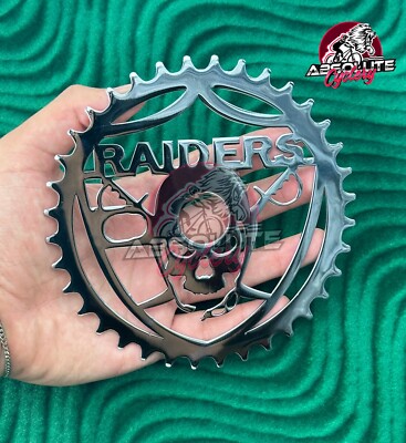 NEW! BICYCLE 36T LASER CUT FULL SKELTON RAIDERS STYLE
