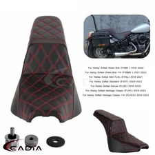 Two-Up LS Step Gel Seat For Harley Softail Street Bob 107 FXBB 114 FXBBS 2018-24