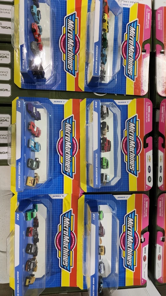 Micro Máquinas Serie 7 Completo Plus Camaro Generaciones Lote De 7 Foto 2 de 4