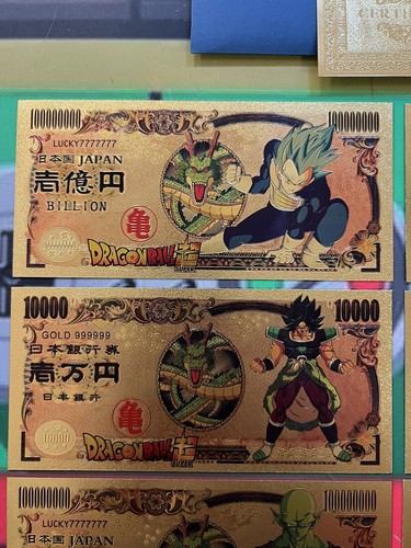 DRAGON BALL SUPER GOLD YEN 8 PEZZI - Imagen 2 de 7