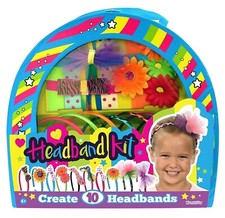 Girls Headband Making Kit 134 Pcs Hair Accessories DIY Craft Set Ages 3-12