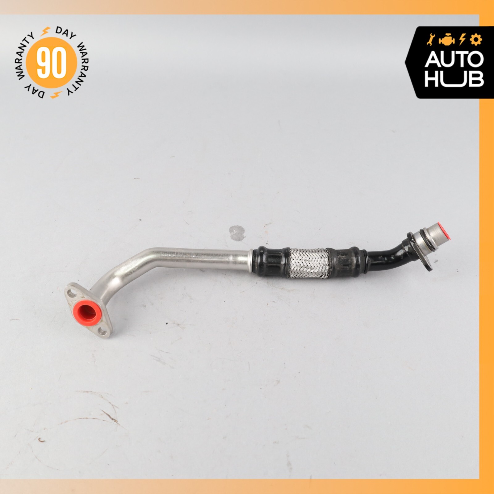 Bentley Continental Flying Spur Turbocharger Return Oil Line Left Side OEM 78k