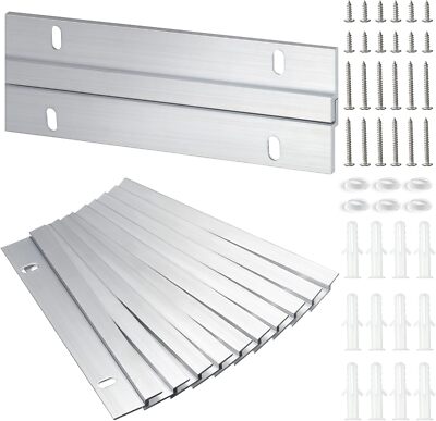 24-Pack French Cleat Hanger Kit - Wall Mounting Brackets for Headboards (6 Inch)