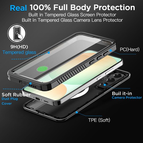 For Samsung Galaxy S24 FE Case MagSafe Waterproof Shockproof Heavy Duty Cover - Picture 3 of 10