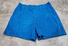 VINTAGE OP CORDUROY TURQUOISE BOARD SHORT MEN SZ 36