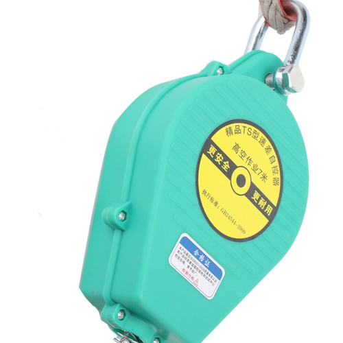23ft Self Retracting Lifeline Fall Arrester Fall Protection with Hook & Rope - Picture 8 of 14