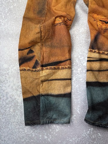 Acne Studios 2006M Sz S 46 Loose Fit Jeans Multi Belt Pants Mens Hype Y2k - Picture 3 of 15