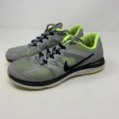 NIKE Dual Fusion Grey And Green Running 