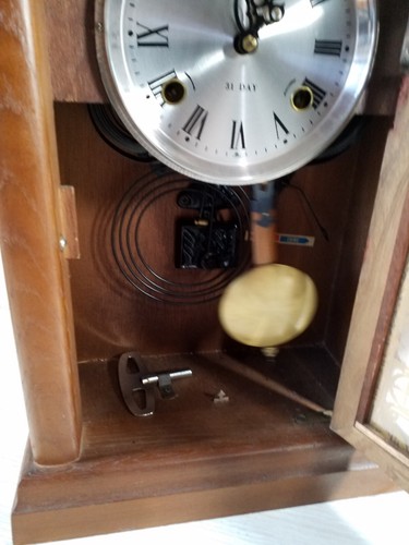 Reloj Frontier 31 Días Péndulo MANTO 0r PARED Corea Vintage - Imagen 4 de 15