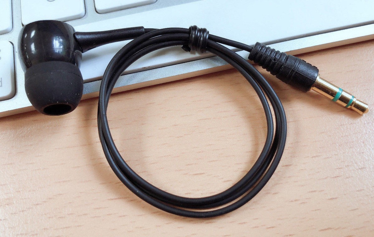 3.5mm Universal Single Side Headset In Ear Mono Wire Earphone Headphone Earbud