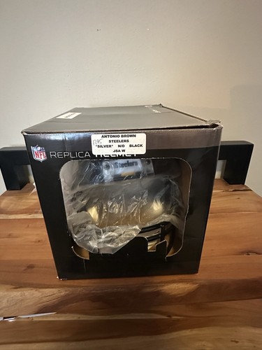 Antonio Brown Signed Full Size Replica Helmet COA JSA Pittsburgh Steelers - Picture 10 of 12