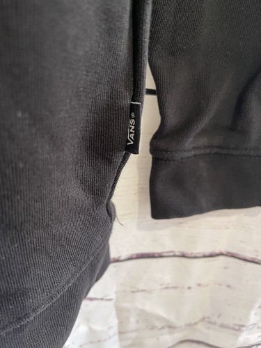 Vans Exposition Crew Neck Pullover Jumper Large Boys Black White Checkered Flag - Picture 6 of 12