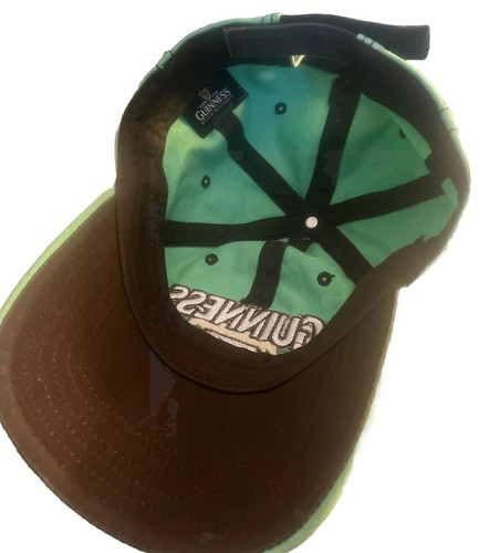 Gorra de béisbol ajustable verde tréboles de cerveza Guinness 1759 logotipo bordado - Imagen 5 de 6