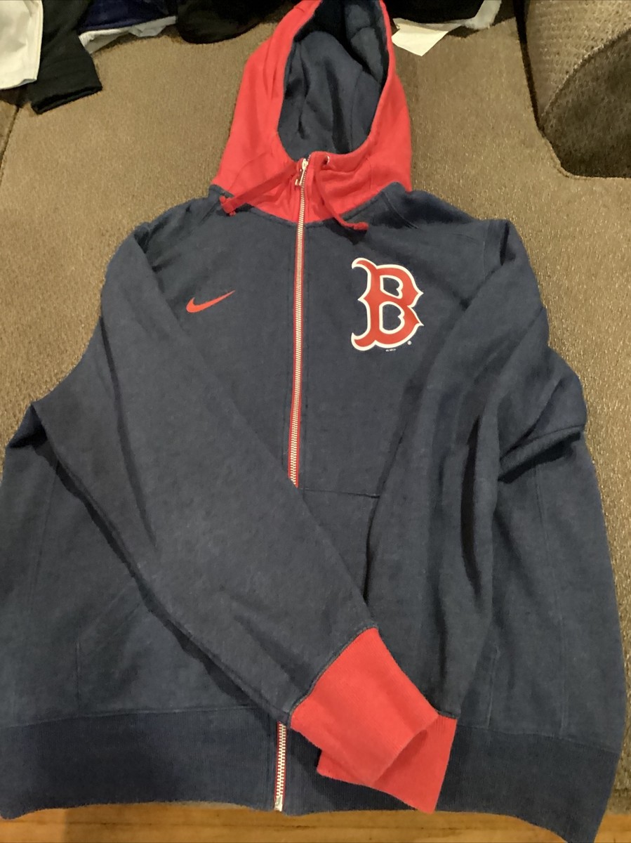 Boston Red Sox Nike Full Zip Hoodie Mens XL EXCELLENT Condition