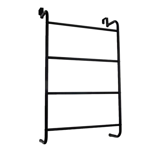 Libbi Lou 4 Tier Hanging Metal Ladder Towel Rack, Over the Door or Wall Mounted - Picture 3 of 7
