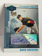 2008 Topps Co-Signers Silver Blue Rookie Card Auto Dave Davidson #102 263/300!