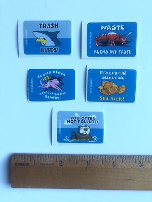 City of Los Angeles Anti Pollution Stickers (early 2000 s) Lot