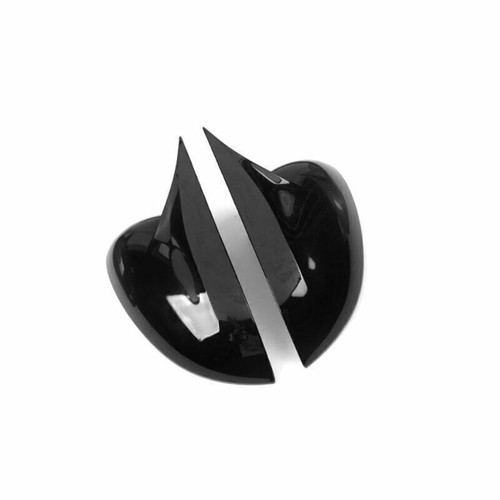 For VW Arteon CC 2019-2023 Gloss Black OX Horn Rear View Mirror Cap Cover Trim - Picture 4 of 14