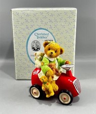 Enesco Cherished Teddies Radio Flyer Roxanne Girl Roadster Figurine New