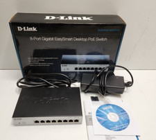 NEW OLD STOCK D-LINK 8-PORT GIGABIT EASYSMART DESKTOP PoE SWITCH DGS-1100-08P