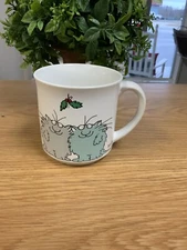 New-Vintage 80’s Boynton Mistletoe Cat Kitten Christmas Together Again