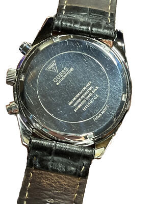 GUESS WATERPRO クロノグラフ 時計、中古品 極美品】GUESS ゲス WATERPRO クロノグラフ クォーツ 高級腕時計