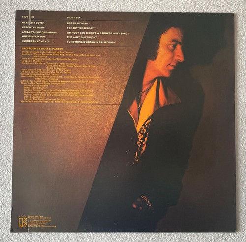 VERN GOSDIN ~ NEVER MY LOVE ~ 1978 US 10-TRACK VINYL LP RECORD ~ ELEKTRA 6E-124 - Picture 2 of 8