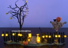 Dept 56 Halloween Spooky Yard Scene- Brand New, Lighted Accessory, Retired/ Rare