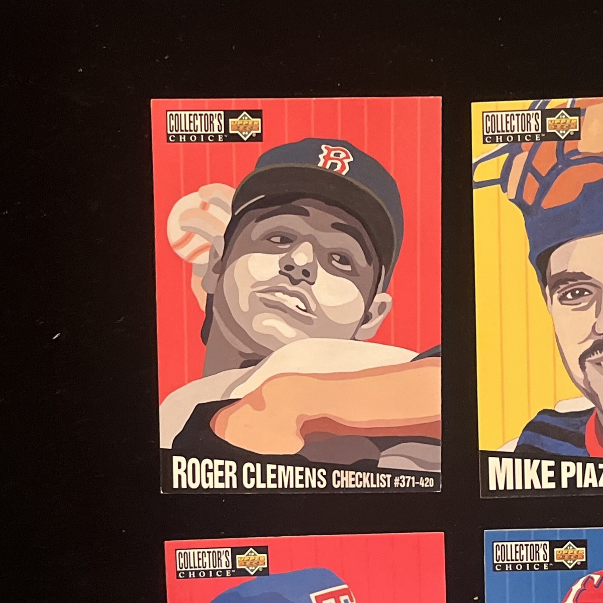 1994 collectors￼choice Checklist Clemens, Piazza, Thomas, Ryan