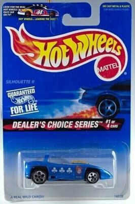 HOT WHEELS 1997 DEALER'S CHOICE SERIES #565 SILHOUETTE II Blue MINT USA