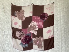 Aker Sport Damier Floral Seidentuch Vintage ( FV03/03/10-24B )