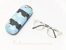 St. Moritz Hayden Round Eyeglasses  Case: Pearl White  Gold Frame / 48-20-140