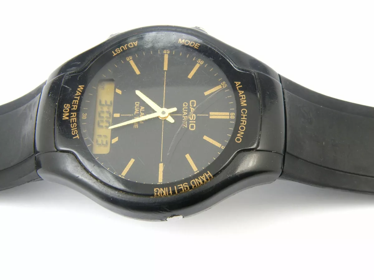 Mens Casio AW 30 Digital Analog Watch 50m
